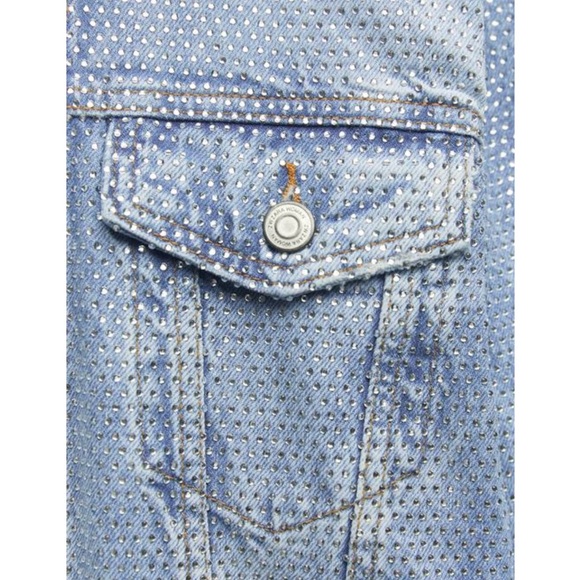Zara Rhinestone Denim Jacket - Picture 2 of 6